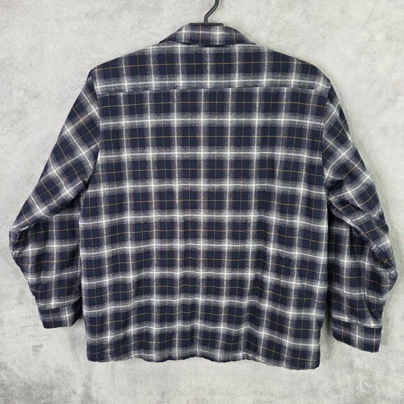 Mens Rugged Elements Plaid Insulated Flannel Shirt Jacket Button Up Size XXL - Picture 6 of 8